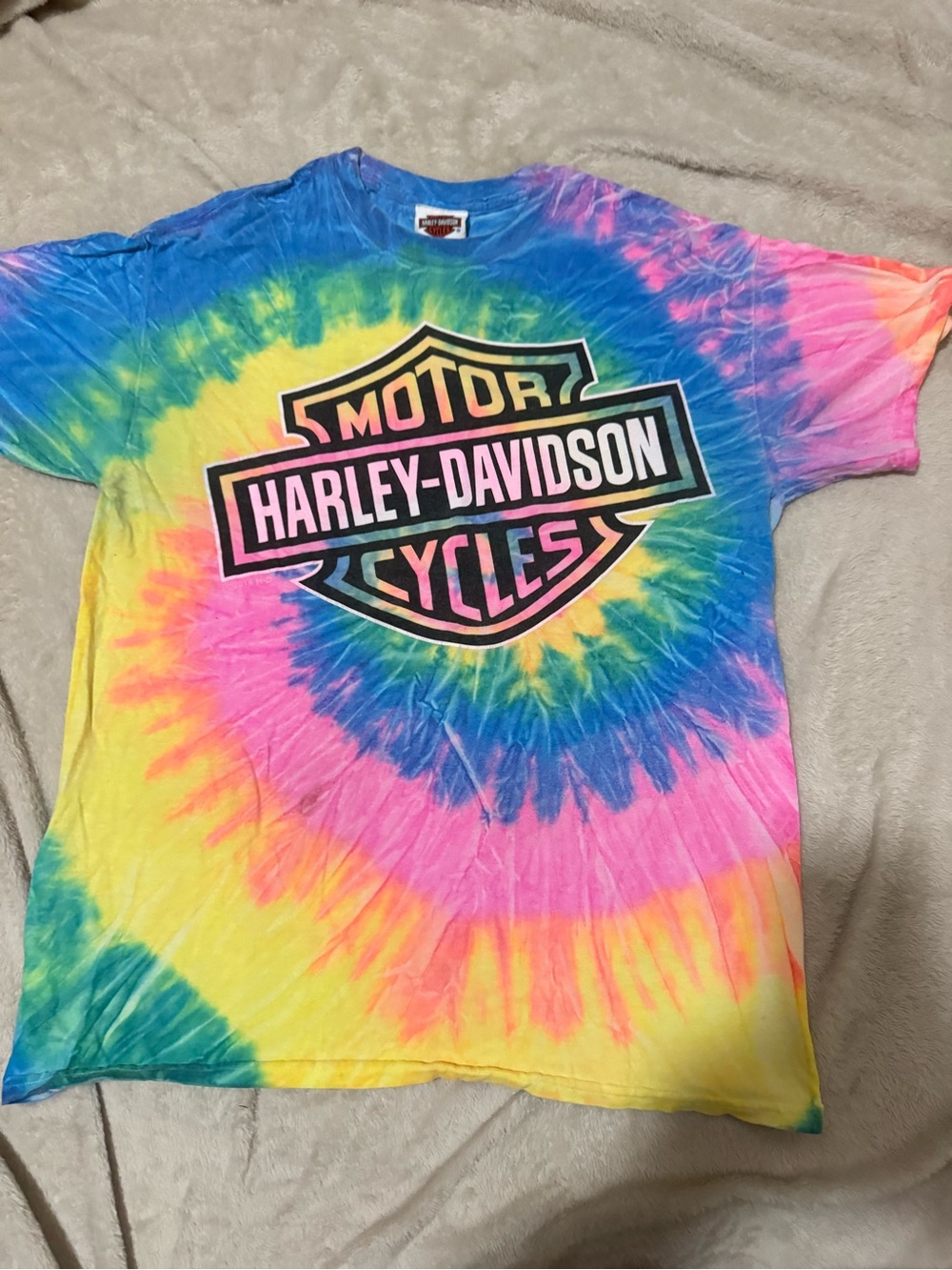 Vintage Harley-Davidson Tie-Dye Women’s Tee - M